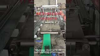 High speed C profile machine with stacker #rollformingmachine #rollforming #profile #automatic