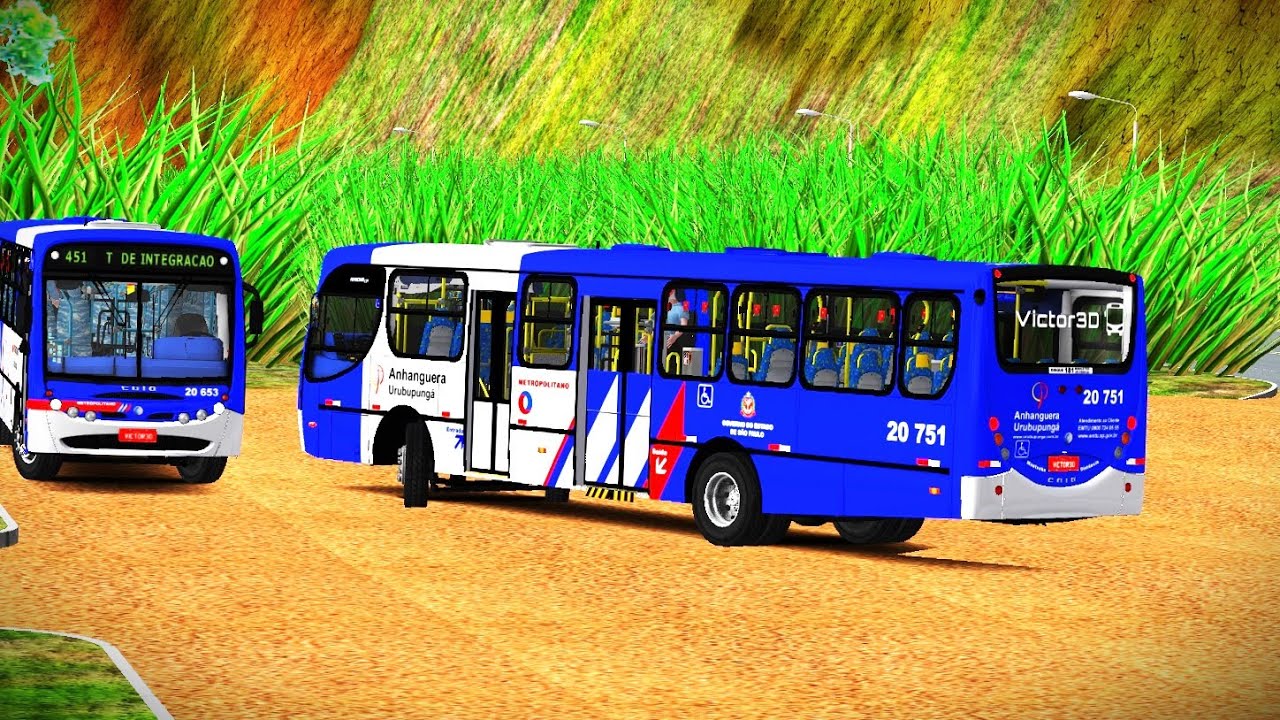 [OMSI 2] Caio Apache Vip I OF 1721 By Victor 3D | Mapa Vale Do Aço 2025 Linha 451