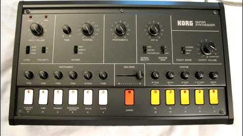 Official Korg X-911 Guitar Synthesizer Audio Demo (1979) Part 1