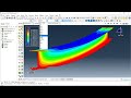 Fire simulation in Abaqus-Thermal and Structural analysis of a steel frame
