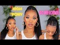 EASY Rubberband Drawstring Ponytail Style! Perfect for 4c Hair! - ft Betterlength