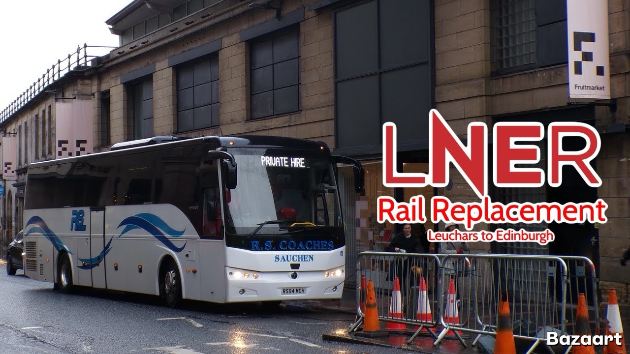LNER Rail Replacement Leuchars to Edinburgh • Safari HD12 RS54MCH