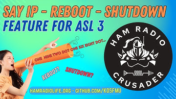 Say IP, Reboot, Shutdown Feature for AllStarLink 3