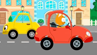 Vroom Vroom Car For The Baby | Meow Meow Kitty | Songs For Children