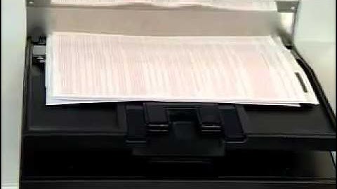 Kodak i4600 Scanner Mixed forms scanning with controlled stacking