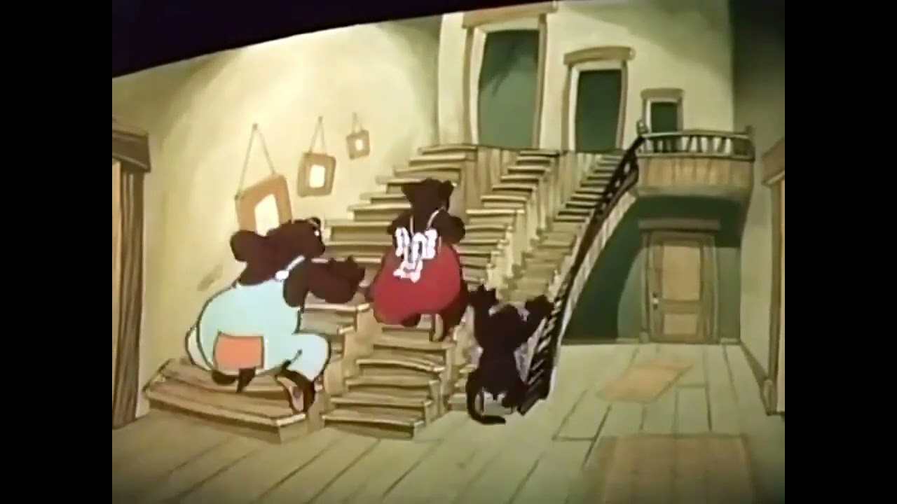 The Three Bears ( classic cartoon ) #animals #cartoon #animal #movie #video #videos #cat 
