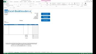 Factuur Maken In Excel In 3 Minuten (Gratis Sheet!) - Youtube