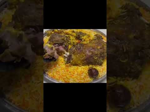 مندي لحم بقدر الضغط بدون اي تعب مايخذ وقت منكم مع وصفة الرز النثري  الوصفه في القنا