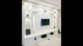 Lcd panel wall Design Tv Unit Design 2024