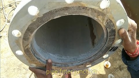 Slipon raised face flange fit up karne ka new tric#pipefitterjunction 