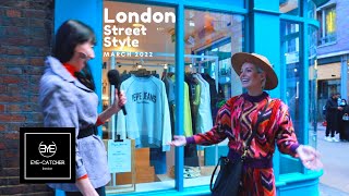 What are people wearing in London Oxford Street Soho Carnaby Street Spring 2022 Streetstyle Video