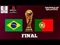 eFootBall PES 23 | BRAZIL VS PORTUGAL | FIFA WORLD CUP QATAR 2022 | FINAL | PS2 GAMEPLAY