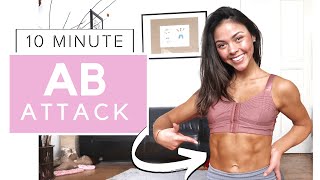 VANESSA BAUER || ISOLATION WORKOUT || 10 MINUTE AB ATTACK