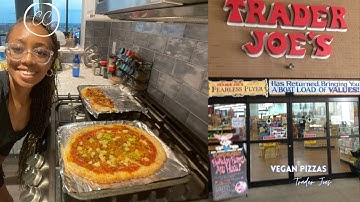 Mini Vlog | Make A Vegan Pizza With Us 🍕 | Trader Joes Run | Jeff Being JEFF 🙄