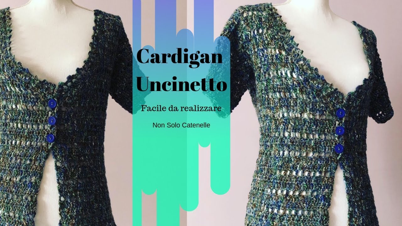 Cardigan Armonia All Uncinetto Facile Da Realizzare Youtube