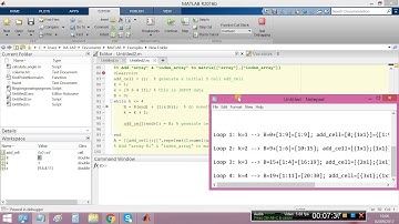 Add "array" & "index_array" to matrix[["array"],["index_array"]] in matlab