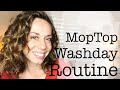 DEMO: My MopTop washday routine | real life+curly girl