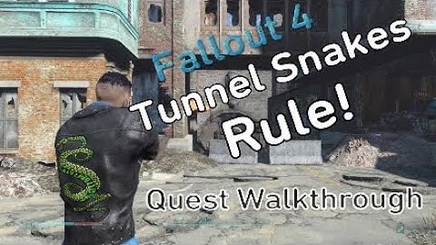 Fallout 4: Tunnel Snakes Rule! - Quest Walkthrough and Showcase