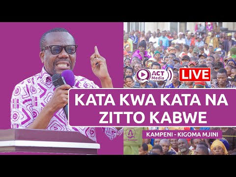 LIVE MKUTANO WA KAMPENI KATA YA KAGERA ZITTO ANAMWAGA SERA 