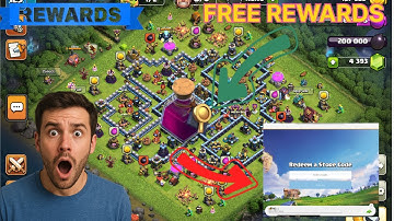 Free rewards available in clash of clans. How to get free  potion using redeem code