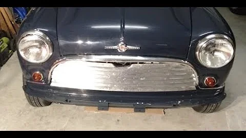 Morris Mini Cooper S - Grille, Moustache and Whisk...