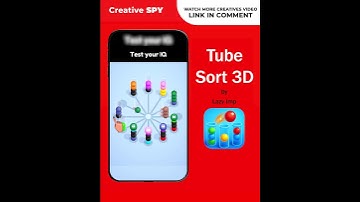 Tube Sort 3D! by Lazy Imp #creativeads #games #gaming #puzzle #dailyupdates #puzzlegame #shortvideos