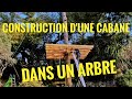 Construction dune cabane dans un arbre