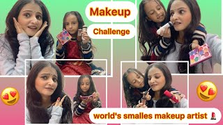 Makeup challenge / my daughter did such a good *makeup*of me 😍 / mother daughter fun time