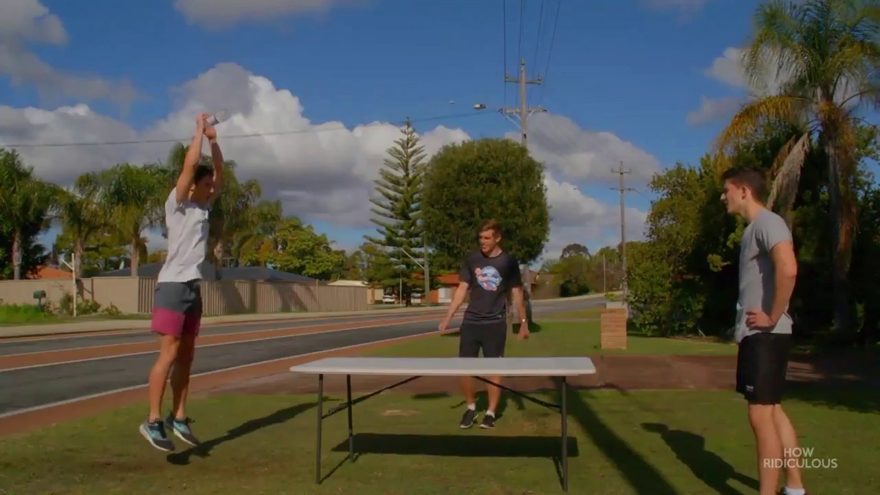 Dude Perfect VS How Ridiculous Bottle Flip