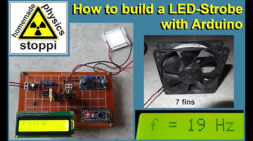 LED strobe with arduino - LED Stroboskop mit Arduino