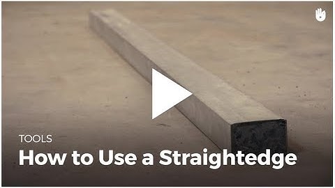 CHAPTER 3-6 HOW TO USE A STRAIGHT EDGE