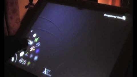 DIY LLP Multitouch Screen Demonstration