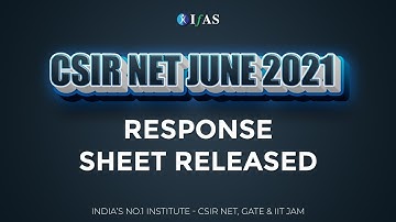 Official CSIR NET Provisional Answer Key 2021 is Released | CSIR NET 2022 Response Sheet