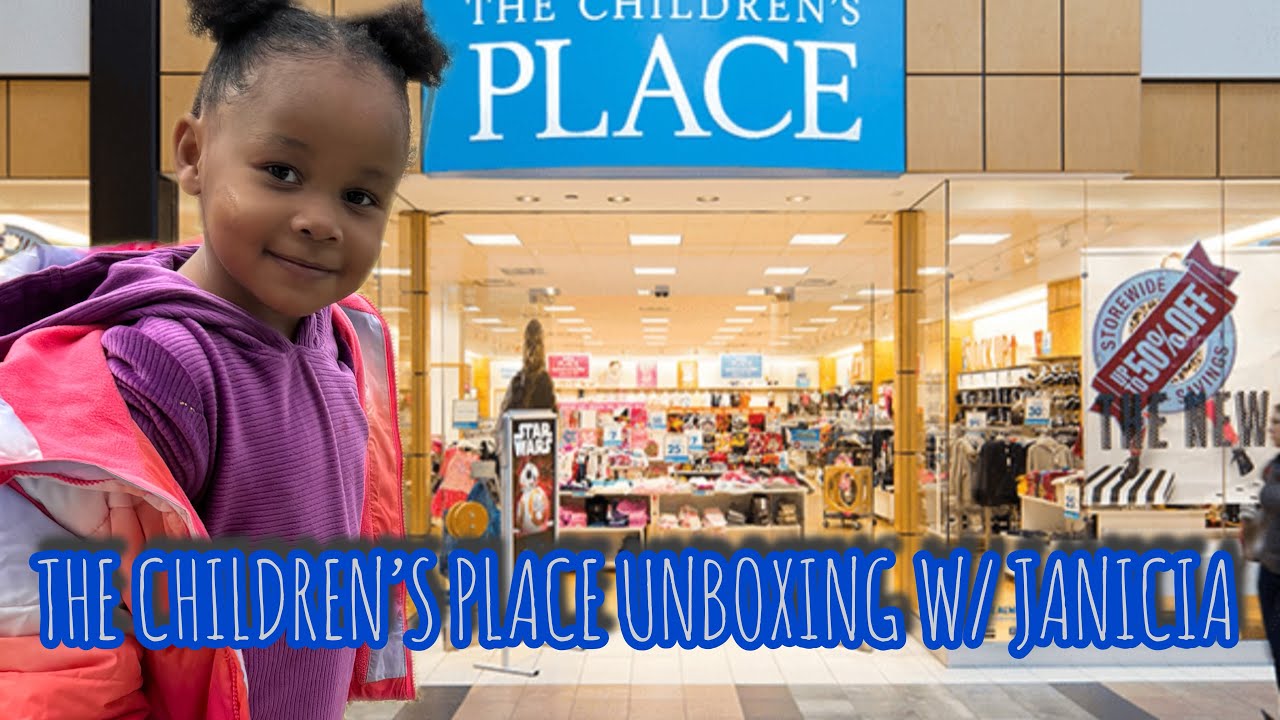 The Children’s place Unboxing with Ja’Nicia💜✨Thanks Grandma‼️