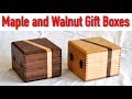 Maple and Walnut Jewelry Box