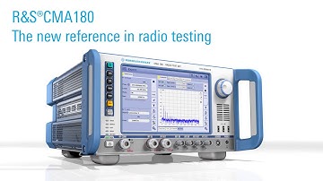 R&S® CMA180 La nueva referencia en comprobadores de radio