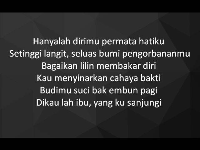Dikir Temasek - Bakti Ibu lyrics class=