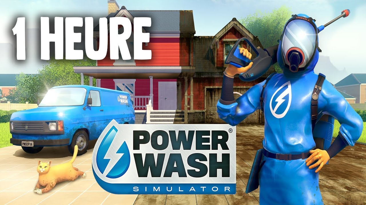 ASMR 1H : JE DEVIENS LE NETTOYEUR DE L'EXTREME - POWERWASH SIMULATOR