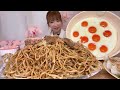 【大食い】焼きそば目玉焼き【もえあず】