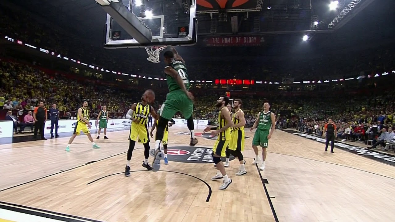 7DAYS Magic Moment Brandon Davies Slam Dunk, Zalgiris Kaunas