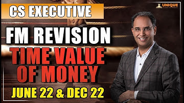 CS Executive FM Revision Time Value of Money Revision Lecture 2