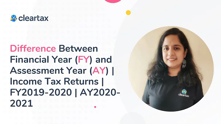 Difference Between Assessment Year (AY) and Financial Year (FY) | Income Tax Returns