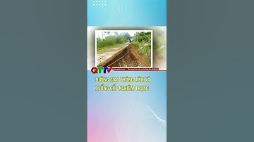 Đường giao thông liên xã xuống cấp nghiêm trọng| Truyền hình Quảng Trị