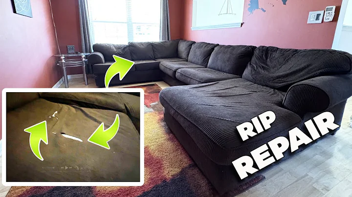 How to Repair a Torn Sofa Couch Cushion - DIY HOW TO