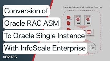Conversion of Oracle RAC ASM to Oracle Single Instance with InfoScale Enterprise