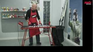 Swix Alpine Racing Removing microhairs from the base