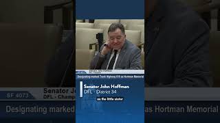Senator Hoffman introduced a bill today to create Hortman Memorial Highway.🩵