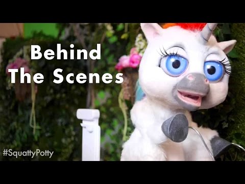 Behind the Scenes - This Unicorn Changed The Way I Poop  #SquattyPotty