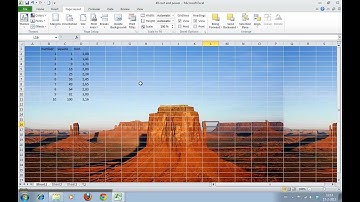 How to Insert a Background Image in Excel 2010