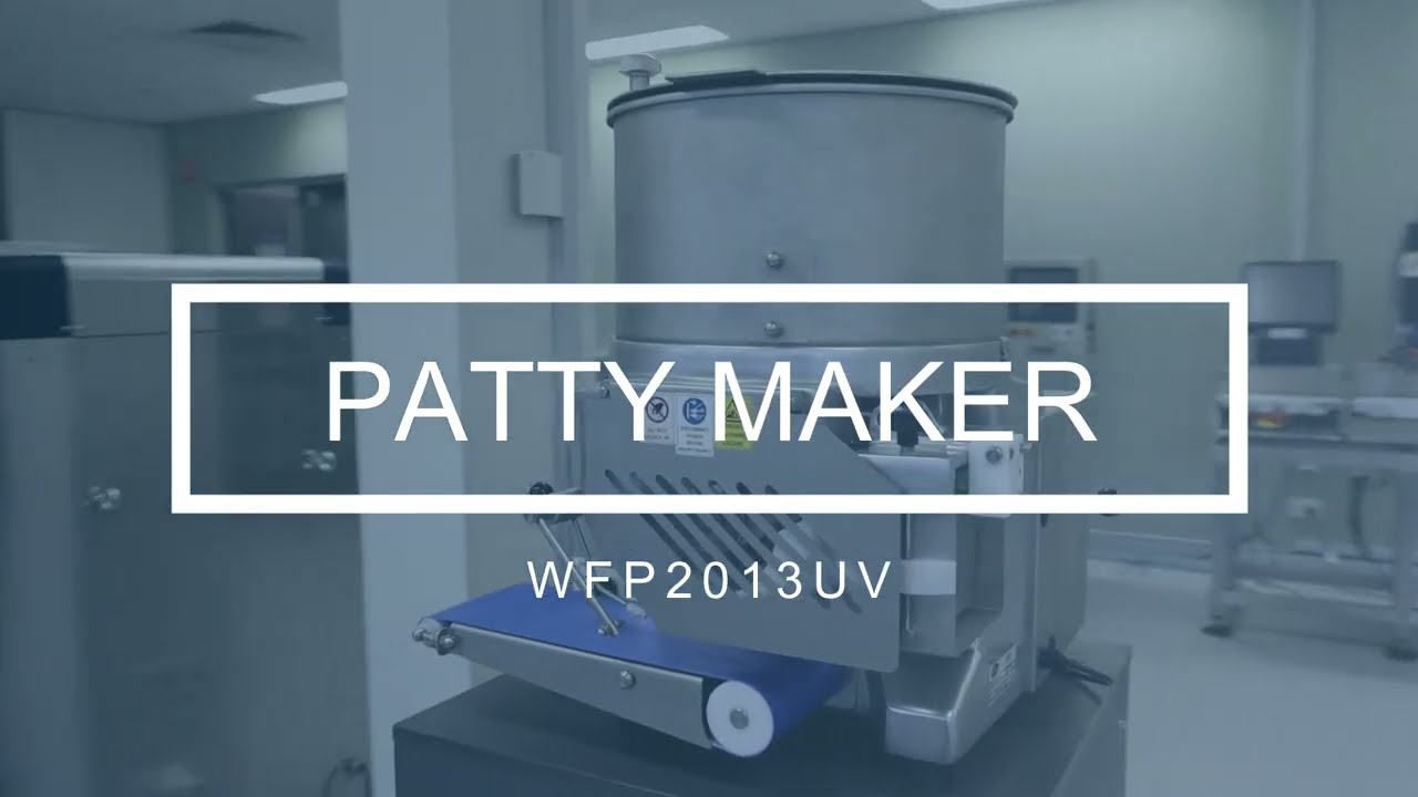 Food Processing Equipment | WFP2013UV Semi Automatic Patty Maker Demo | Wedderburn NZ